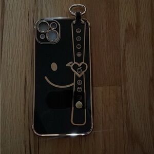 iPhone 6.7 inches Black and Gold Phone Case